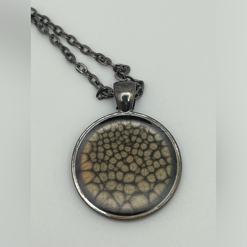 Cell Abstract Pendant Necklace